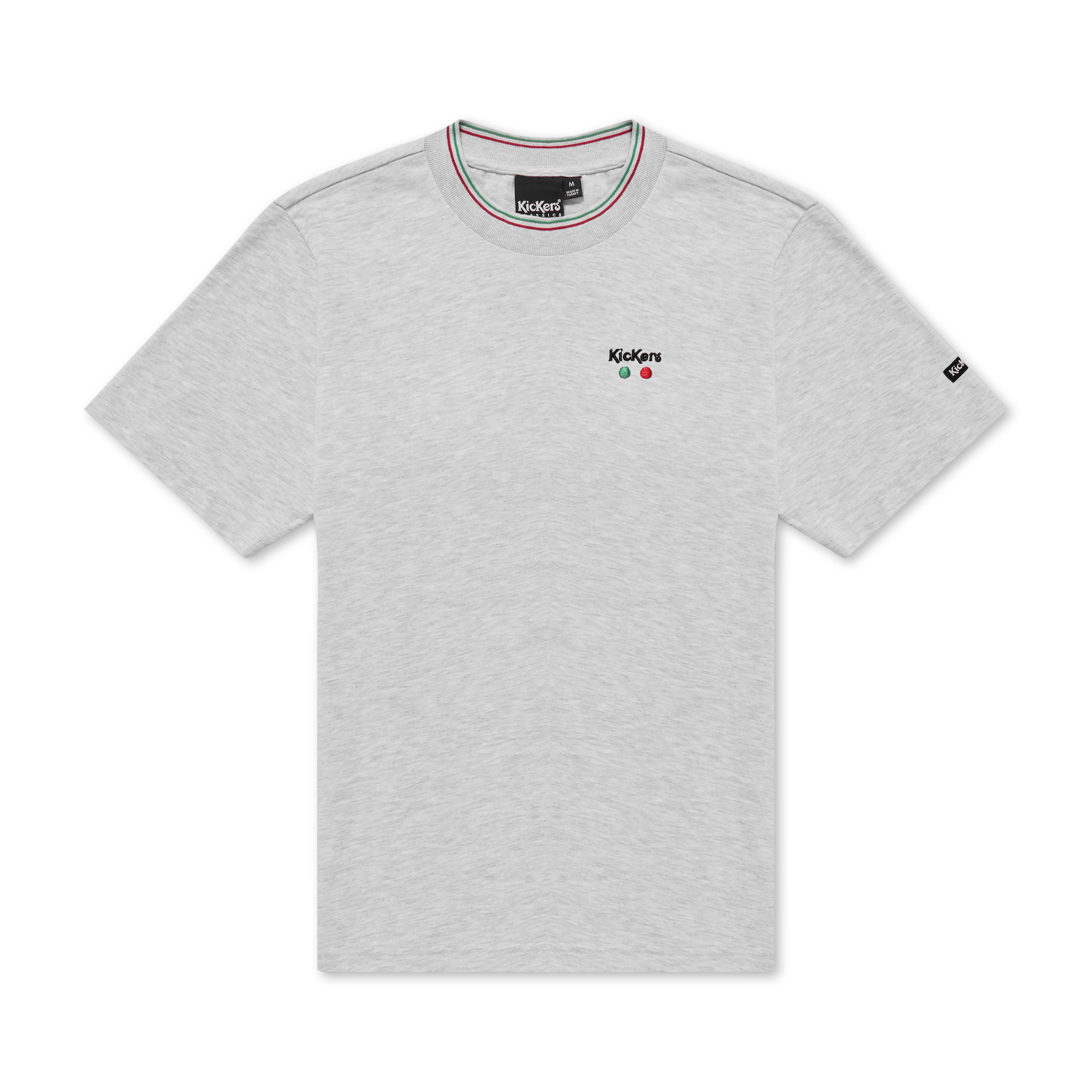 Adult Mens Kickers Classic Tee Grey, view 1