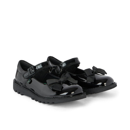 Junior Girls Kick Mj Bow Patent Leather Black