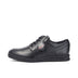 Left side view of Adult Mens Troiko Lace Leather Black