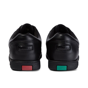 Back view of Adult Mens Fragma Strap Leather Black