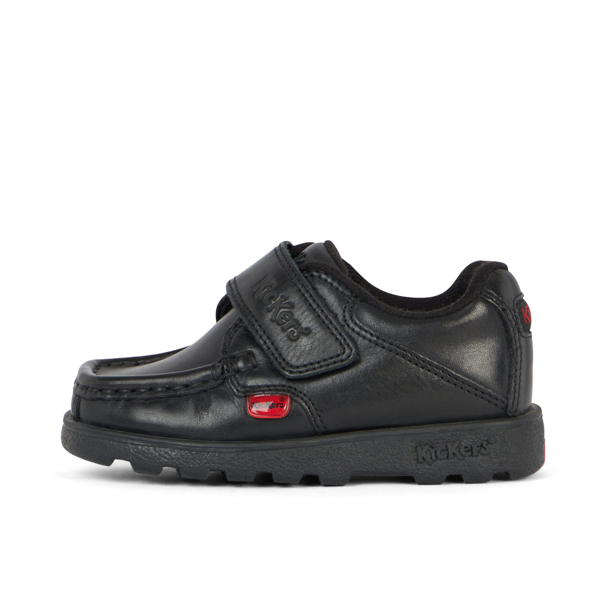 Infant Boys Fragma Strap Leather Black
