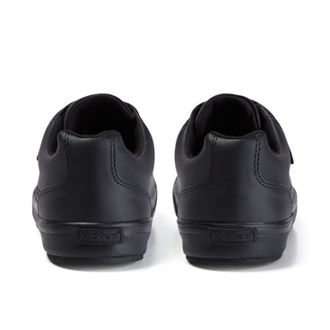 Back view of Adult Unisex Tovni Trip Leather Black