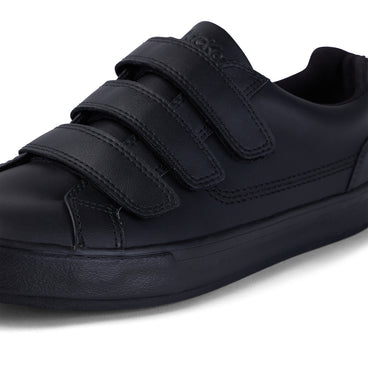 Detail view (close-up) of Adult Unisex Tovni Trip Leather Black