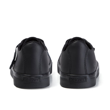 Back view of Junior Unisex Tovni Lacer Leather Black