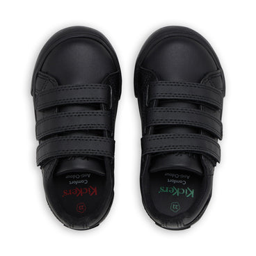 Detail view (Top view mapped) of Infant Unisex Tovni Trip Leather Black