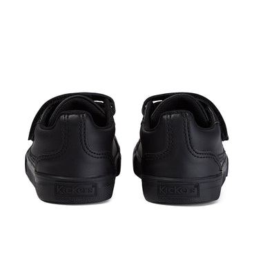 Back view of Infant Unisex Tovni Trip Leather Black