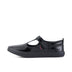Left side view of Junior Girls Kariko T Bar Patent Leather Black