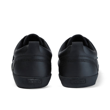 Back view of Adult Mens Kariko Gibb Leather Black