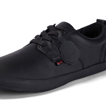 Detail view (close-up) of Adult Mens Kariko Gibb Leather Black