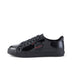 Left side view of Youth Womens Tovni Lacer Patent Leather Black