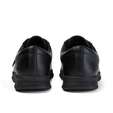 Back view of Adult Unisex Kelland Lo Leather Black
