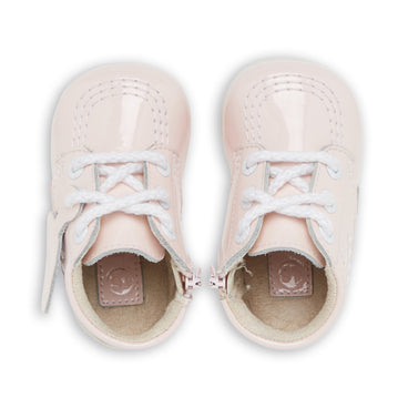 Detail view (Top view mapped) of Baby Kick Hi Patent Leather Light pink