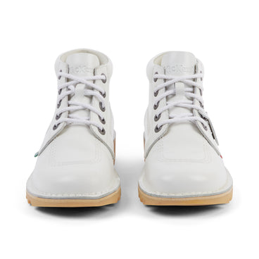 Front view of Adult Unisex Kick Hi White