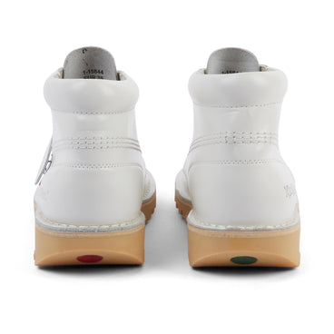 Back view of Adult Unisex Kick Hi White