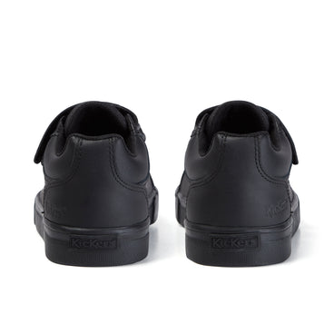 Back view of Junior Unisex Tovni Twin Leather Black