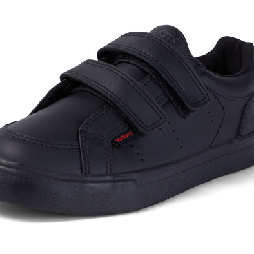 Detail view (close-up) of Junior Unisex Tovni Twin Leather Black