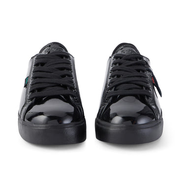 Front view of Adult Womens Tovni Lacer Patent Leather Black