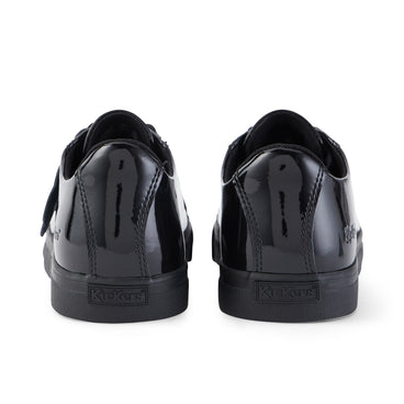 Back view of Adult Womens Tovni Lacer Patent Leather Black