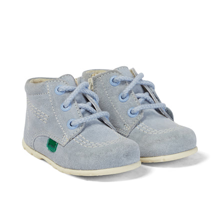 Front ¾ right of Baby Kick Hi Blue