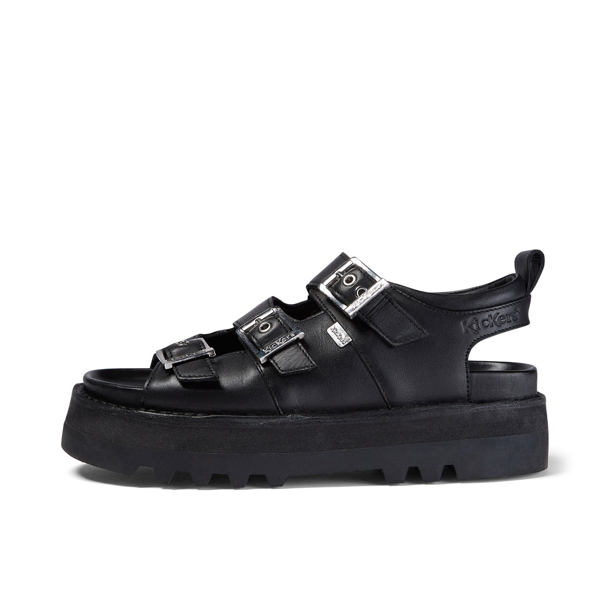 Knox Lo Buckle Leather Sandal
