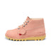 Left side view of Adult Unisex Kick Hi Nubuck Light Pink