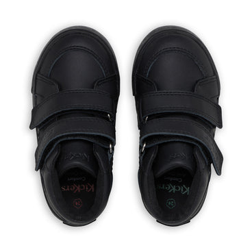 Detail view (Top view mapped) of Infant Unisex Tovni Hi Leather Black