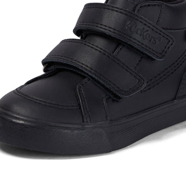 Detail view (close-up) of Infant Unisex Tovni Hi Leather Black