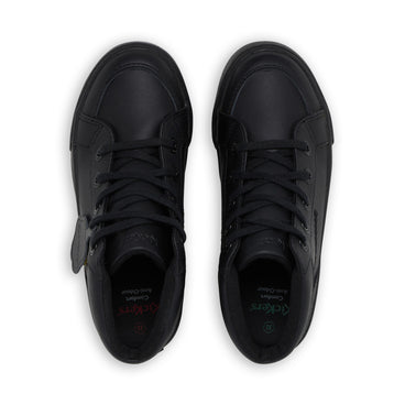 Detail view (Top view mapped) of Junior Unisex Tovni Hi Leather Black