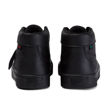 Back view of Junior Unisex Tovni Hi Leather Black