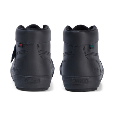 Back view of Adult Unisex Tovni Hi Leather Black