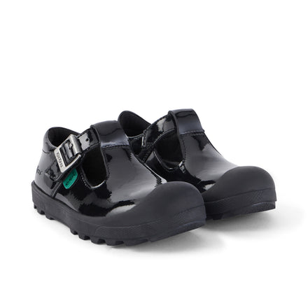 Junior Girls Plunk MJ Leather Black