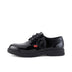 Left side view of Adult Womens Finley Lo Patent Leather Black