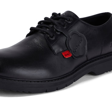 Detail view (close-up) of Adult Mens Finley Lo Leather Black