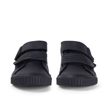 Front view of Infant Boys Tovni Twin Flex Leather Black