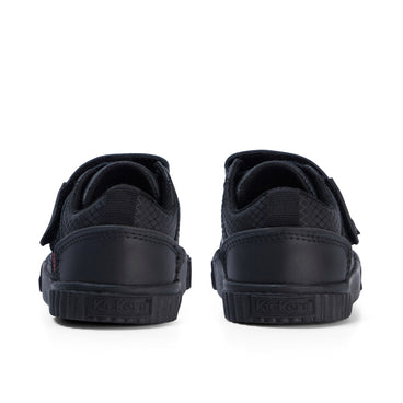 Back view of Infant Boys Tovni Twin Flex Leather Black