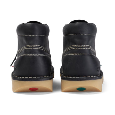 Back view of Adult Unisex Kick Hi Black/White