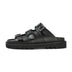 Left side view of Adult Women's Knox Lo Slide Black