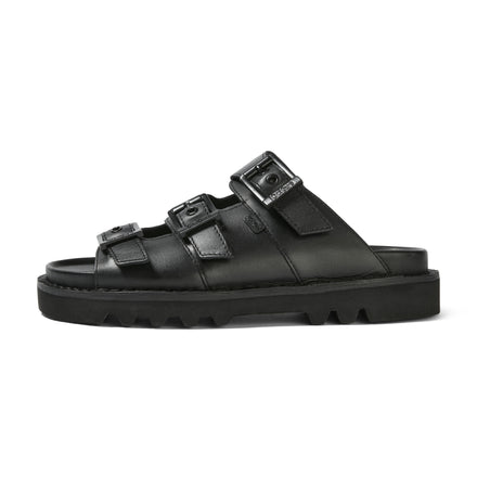 Left side view of Adult Women's Knox Lo Slide Black