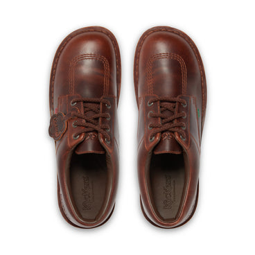 Detail view (Top view mapped) of Adult Unisex Kick Lo Dark Brown