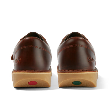 Back view of Adult Unisex Kick Lo Dark Brown