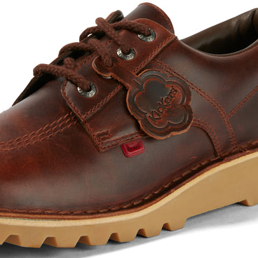 Detail view (close-up) of Adult Unisex Kick Lo Dark Brown