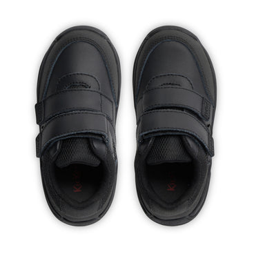 Detail view (Top view mapped) of Infant Boys Stomper Mid Leather Black