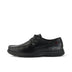Left side view of Adult Mens Reasan Moc Leather Black