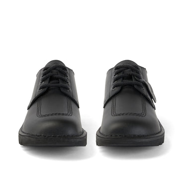 Front view of Adult Mens Kick Lo Padded Leather Black