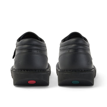 Back view of Adult Mens Kick Lo Padded Leather Black