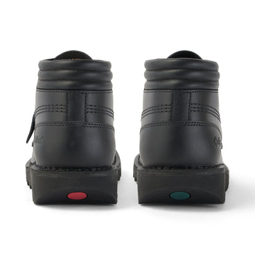 Back view of Adult Mens Kick Hi Padded Leather Black