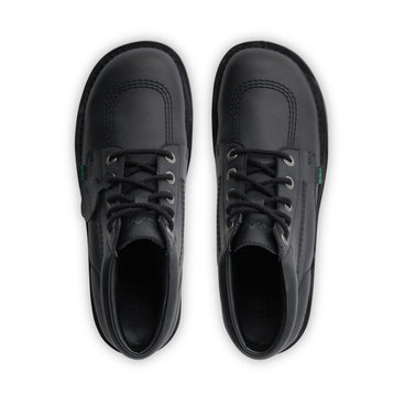 Detail view (Top view mapped) of Adult Unisex Kick Hi Leather Alternative Black