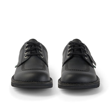 Front view of Adult Unisex Kick Lo Leather Alternative Black