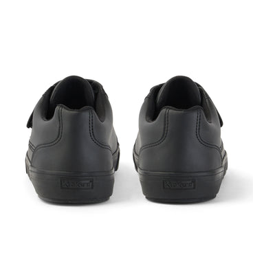 Back view of Adult Unisex Tovni Trip Leather Alternative Black