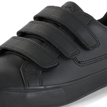 Detail view (close-up) of Adult Unisex Tovni Trip Leather Alternative Black